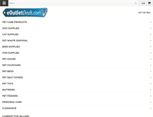 Tablet Screenshot of eoutletdeals.com